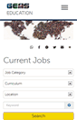 Mobile Screenshot of careers.gemseducation.com