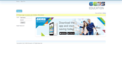 Desktop Screenshot of oasis.gemseducation.com