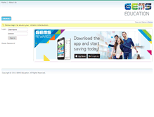 Tablet Screenshot of oasis.gemseducation.com